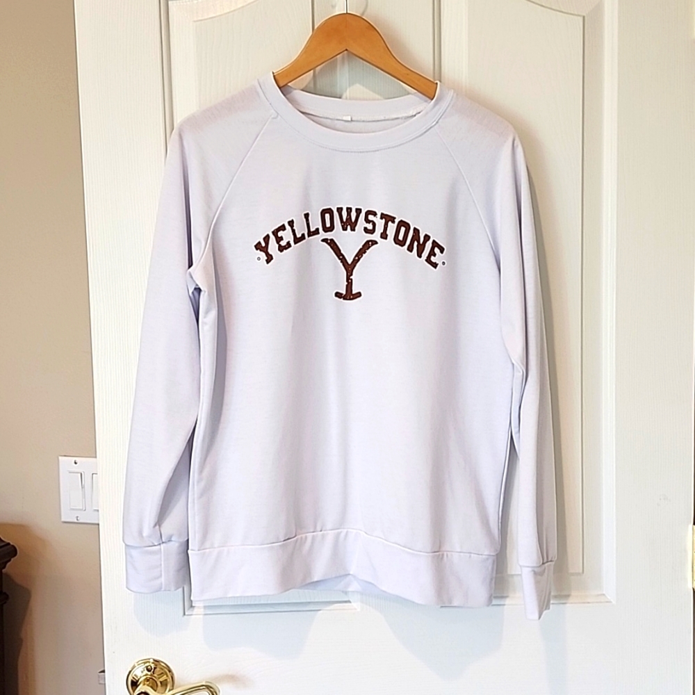 Yellowstone Sweatshirt Medium White